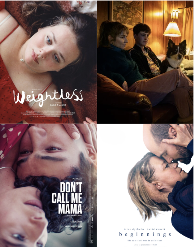 WEIGHTLESS, LOVE UNTAMED, DON’T CALL ME MAMA, and BEGINNINGS selected for the leading festival in the Nordics