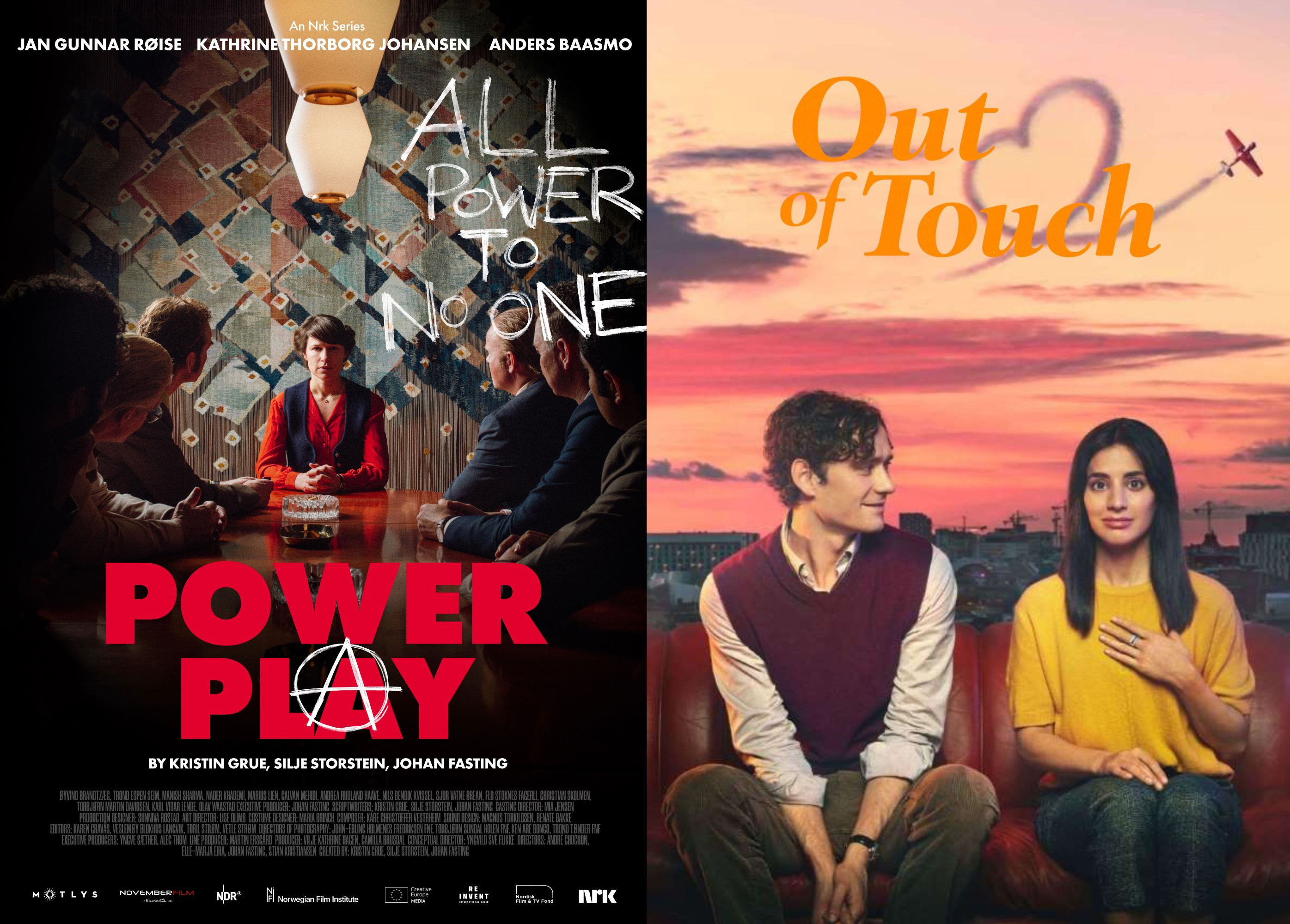 POWER PLAY AND OUT OF TOUCH SELECTED FOR CANNESERIES